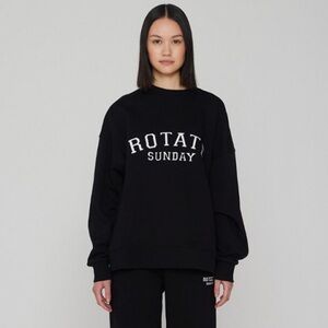 NWT ROTATE SUNDAY Iris Crewneck Logo Sweatshirt